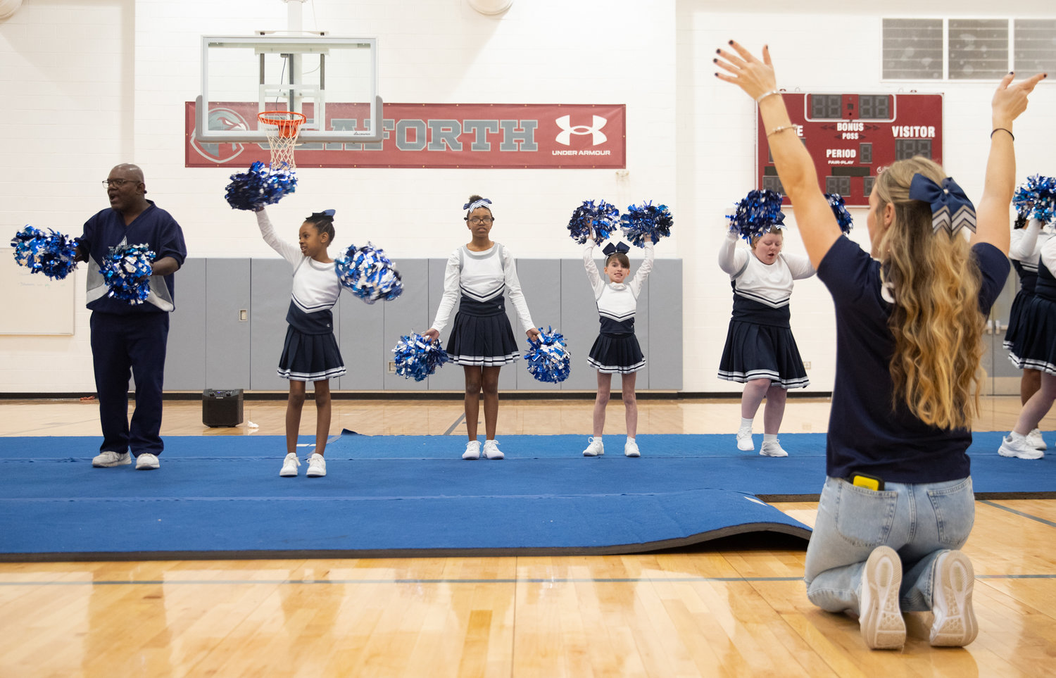 Seaforth High School in Pittsboro hosted the Special Olympics North Carolina statewide cheerleading competition Saturday. Athletes from 14 N.C. counties performed in the event.